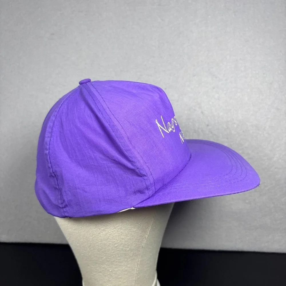 Vintage Nags Head NC Hat Cap Purple Souvenir North Carolina Outer Banks OBX